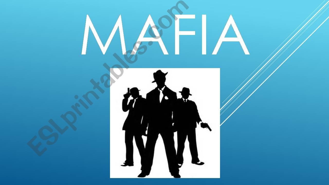 Mafia (Speaking Game) powerpoint
