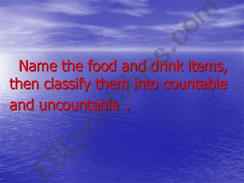 countable and uncountable powerpoint
