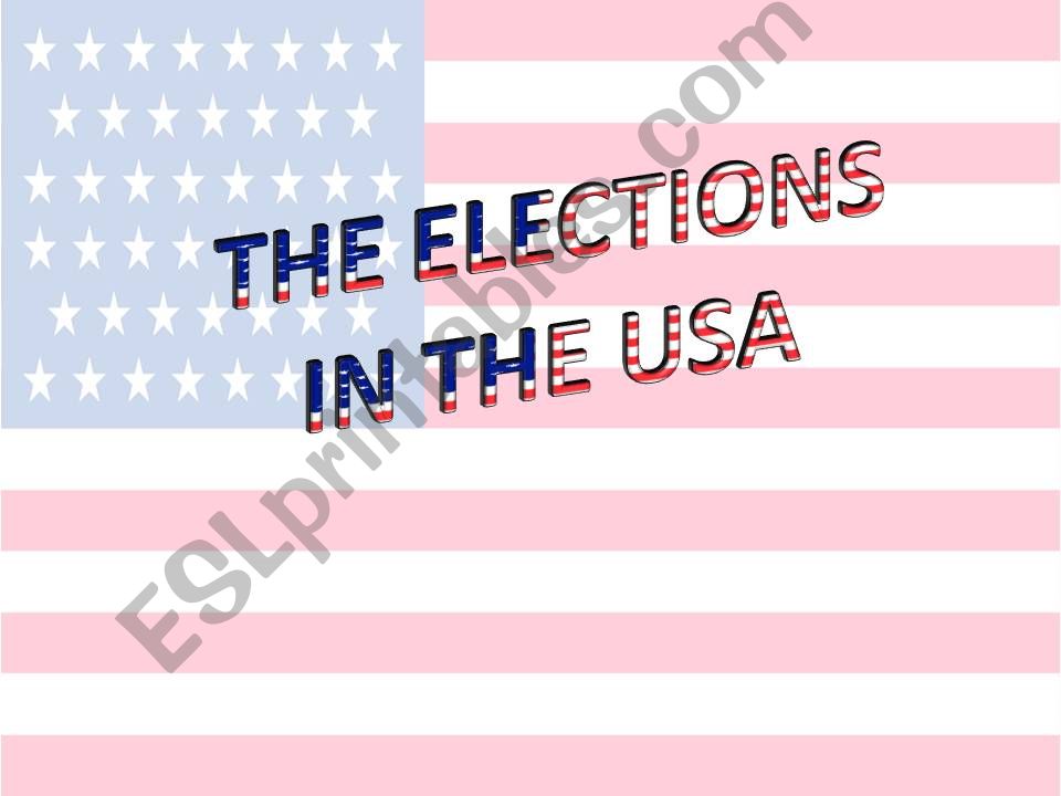 The 2016 elections in the USA powerpoint