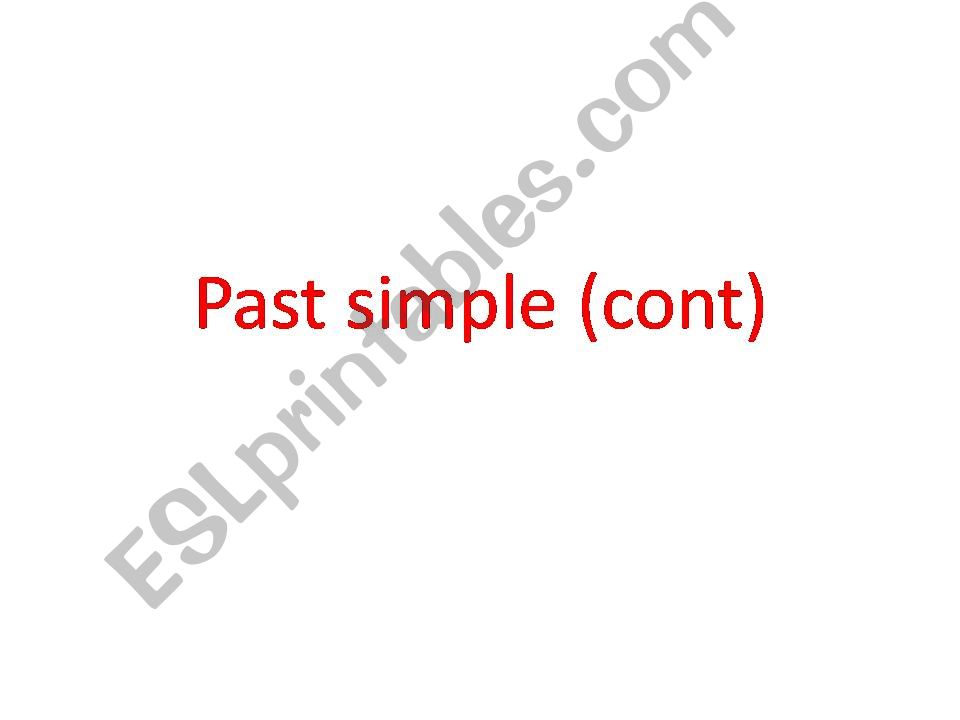 past simple with verb powerpoint