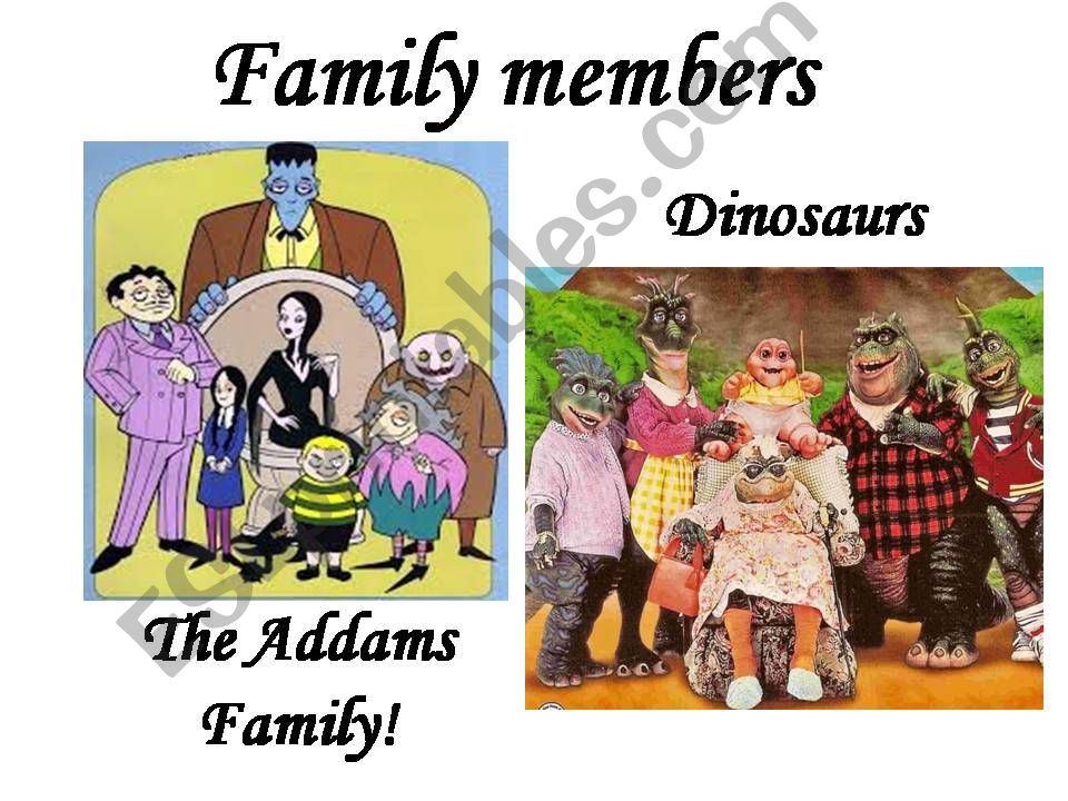 Family Members powerpoint