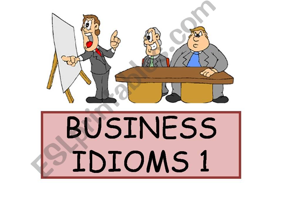 Business Idioms 1 powerpoint