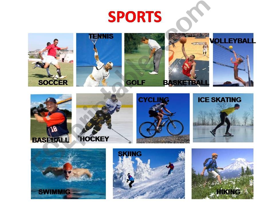 Sports - Use of GO - PLAY - DO