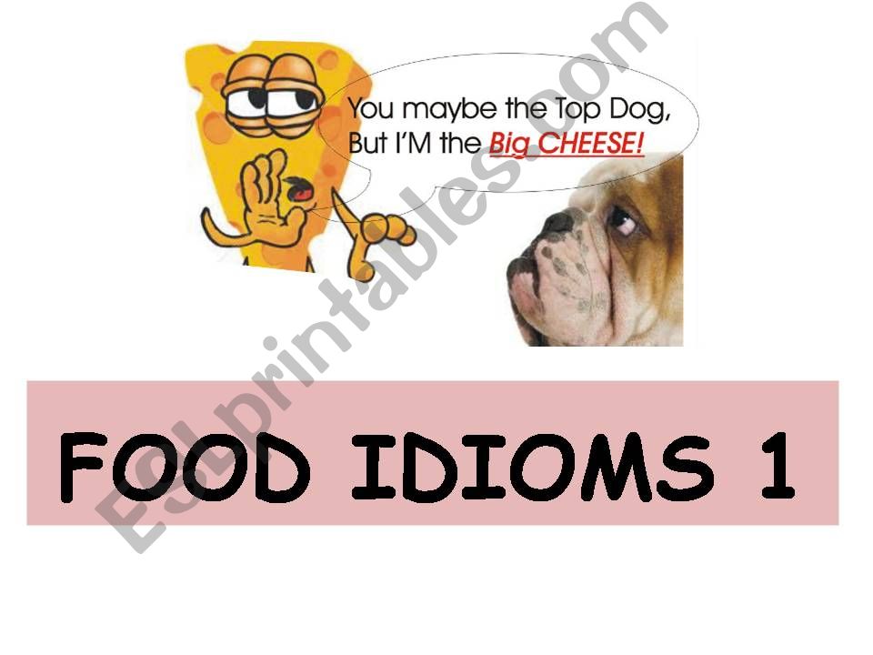 Food Idioms 1 powerpoint
