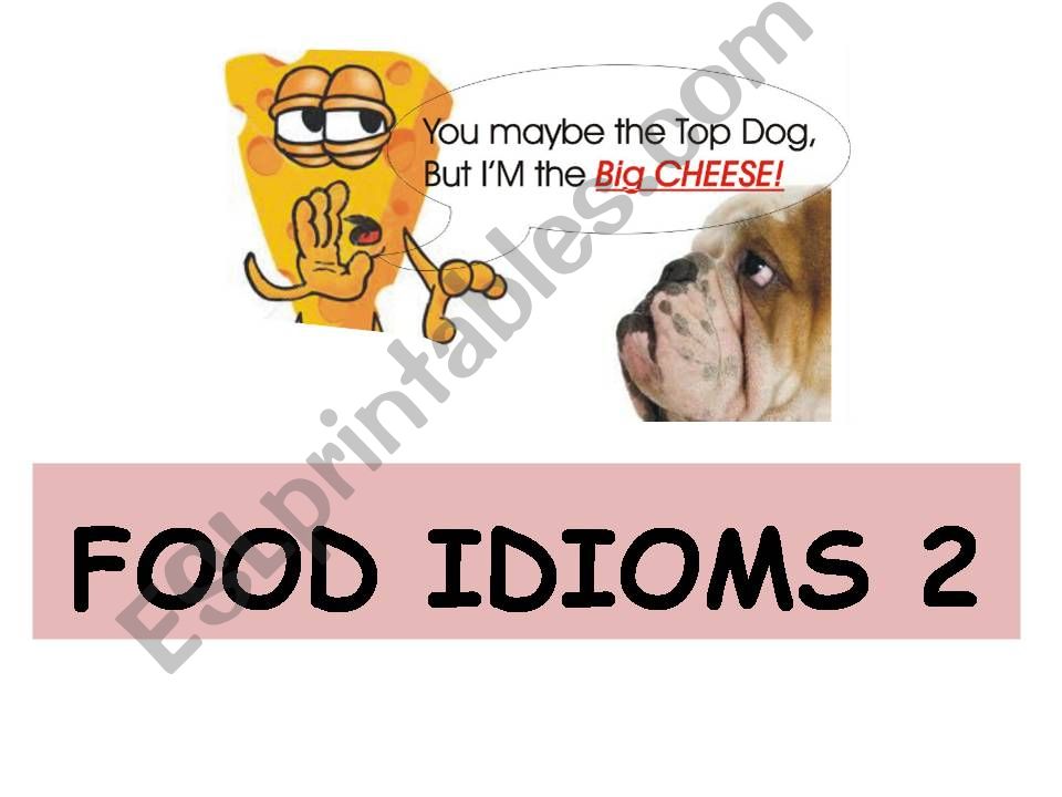 Food Idioms 2 powerpoint