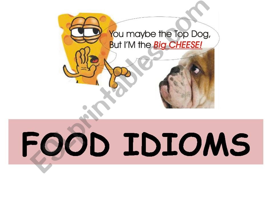 Food Idioms 3 powerpoint