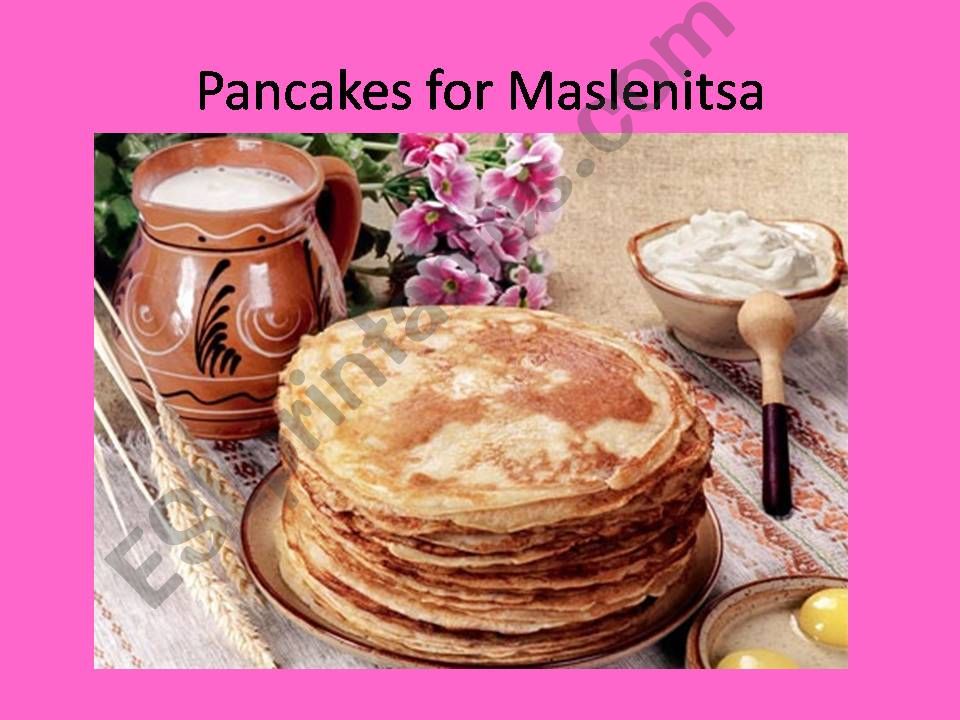 Lets Cook Pancakes for Maslenitsa
