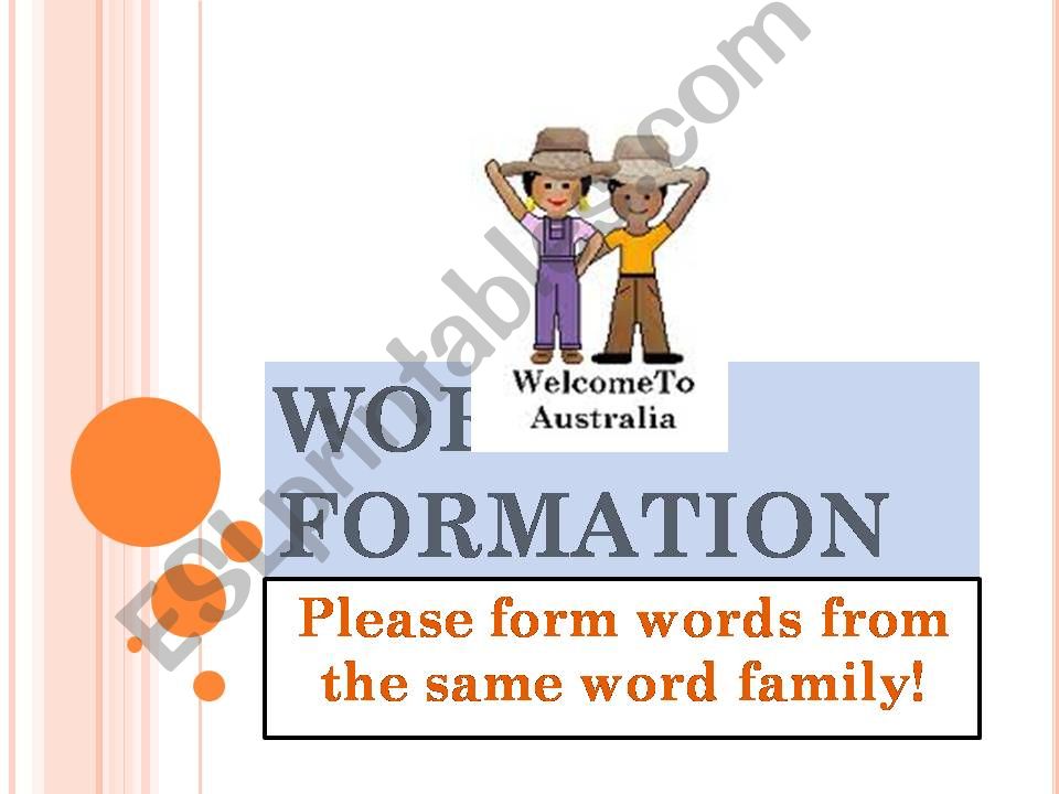 word formation easy powerpoint