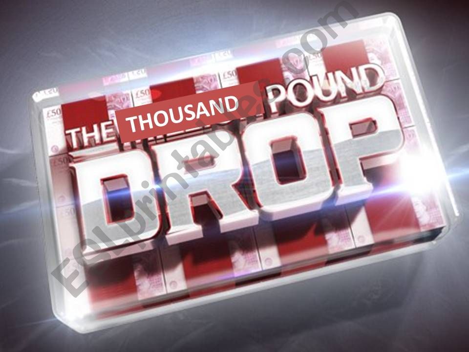 Thousand Pound Drop (Million Pound Drop)