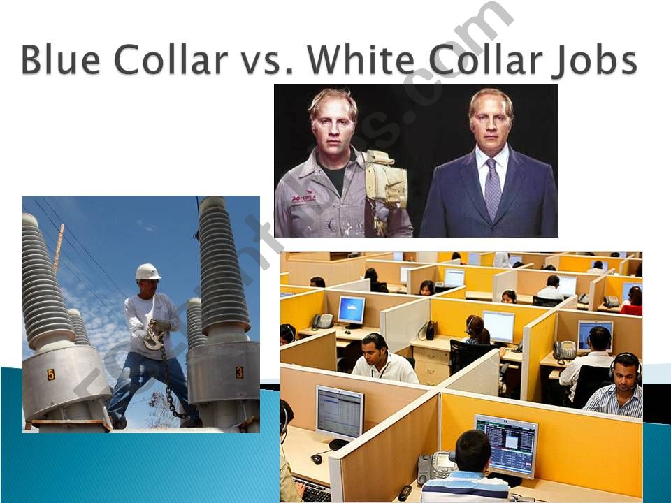 BLUE COLLAR VS WHITE COLLAR - SOCIAL ISSUES & VOCAB IN CONTEXT  - PART 1 OF 2