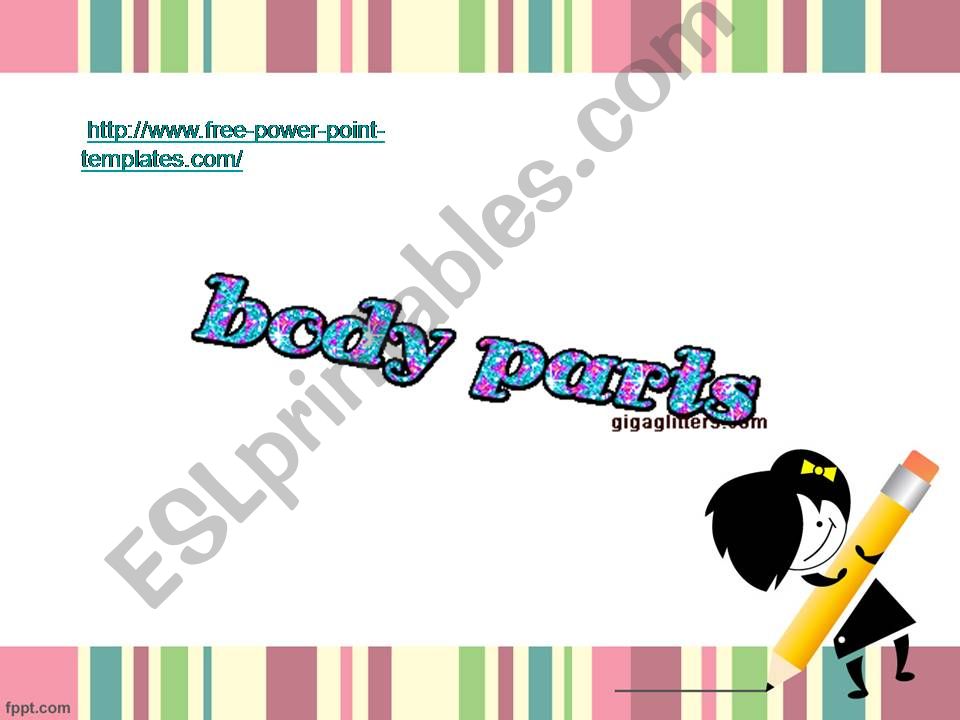 body parts powerpoint