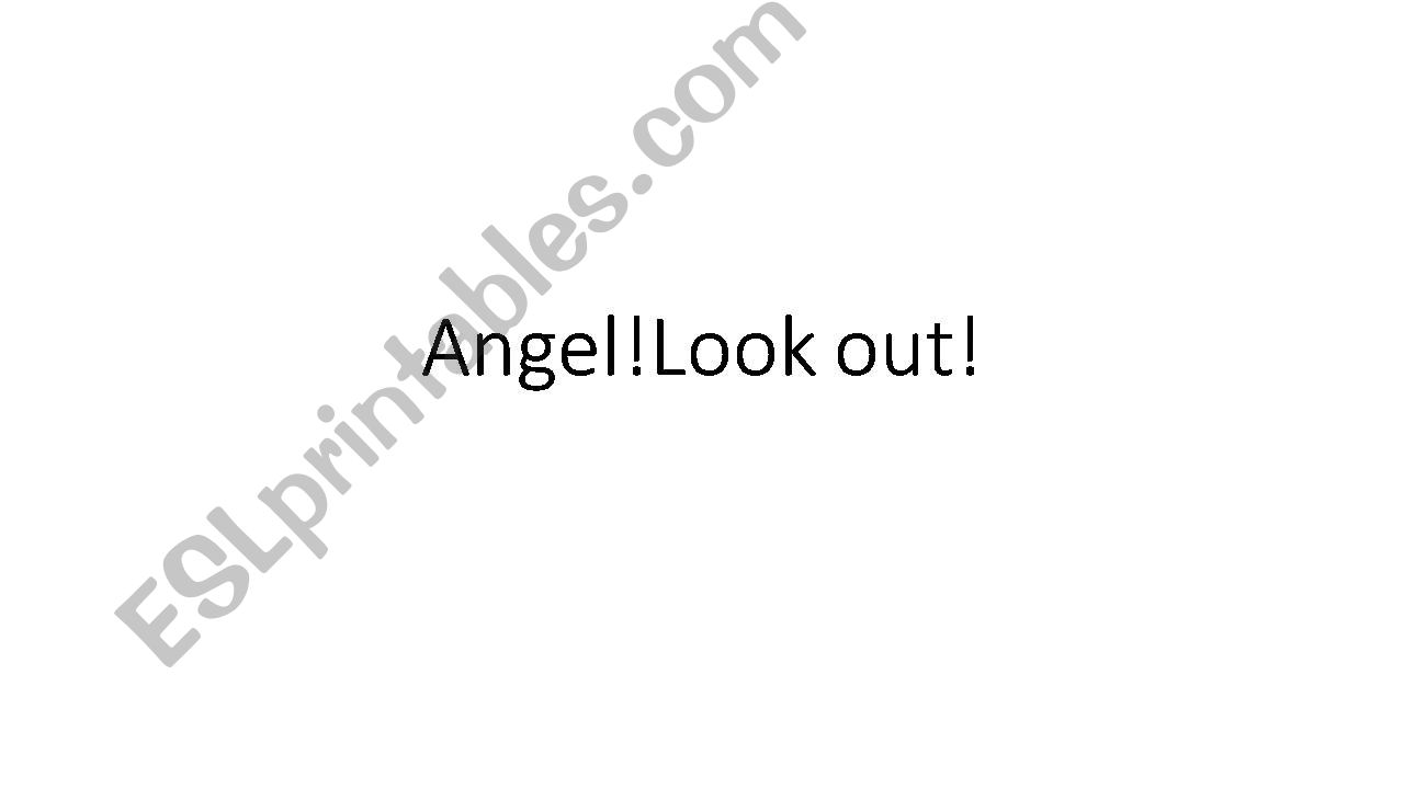 angel look out powerpoint
