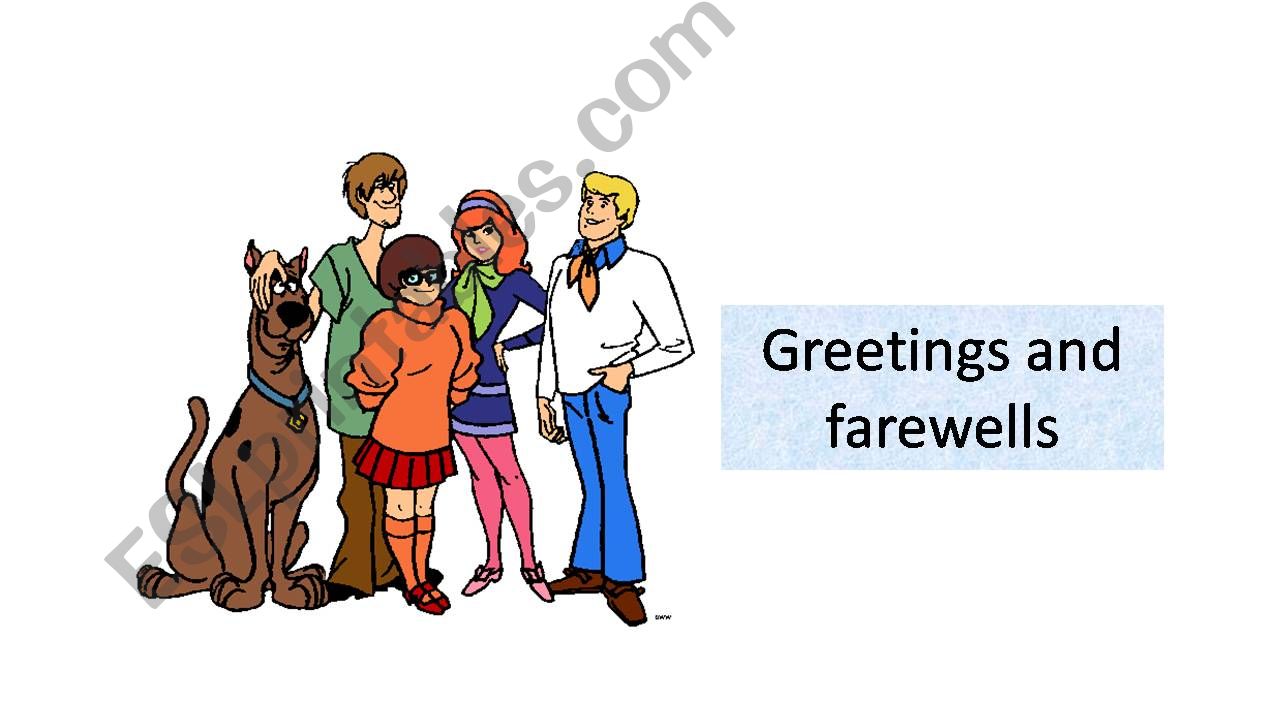 Greetings and farewells powerpoint