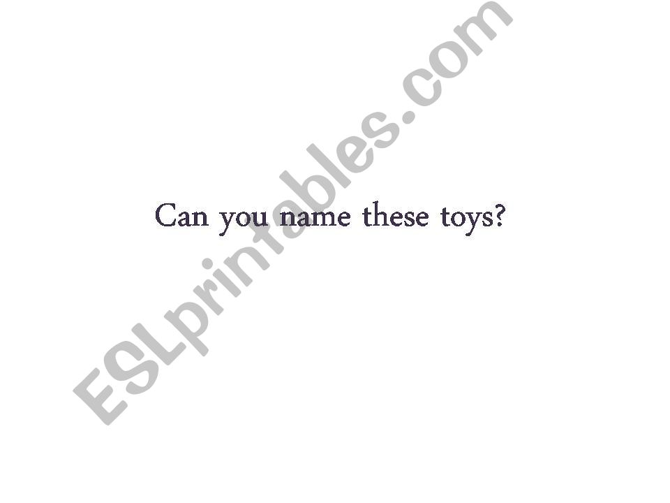 Toys and demonstrative adjectives