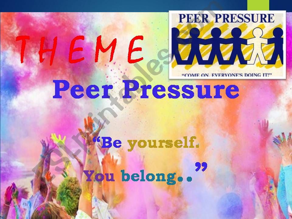 Peer pressure powerpoint