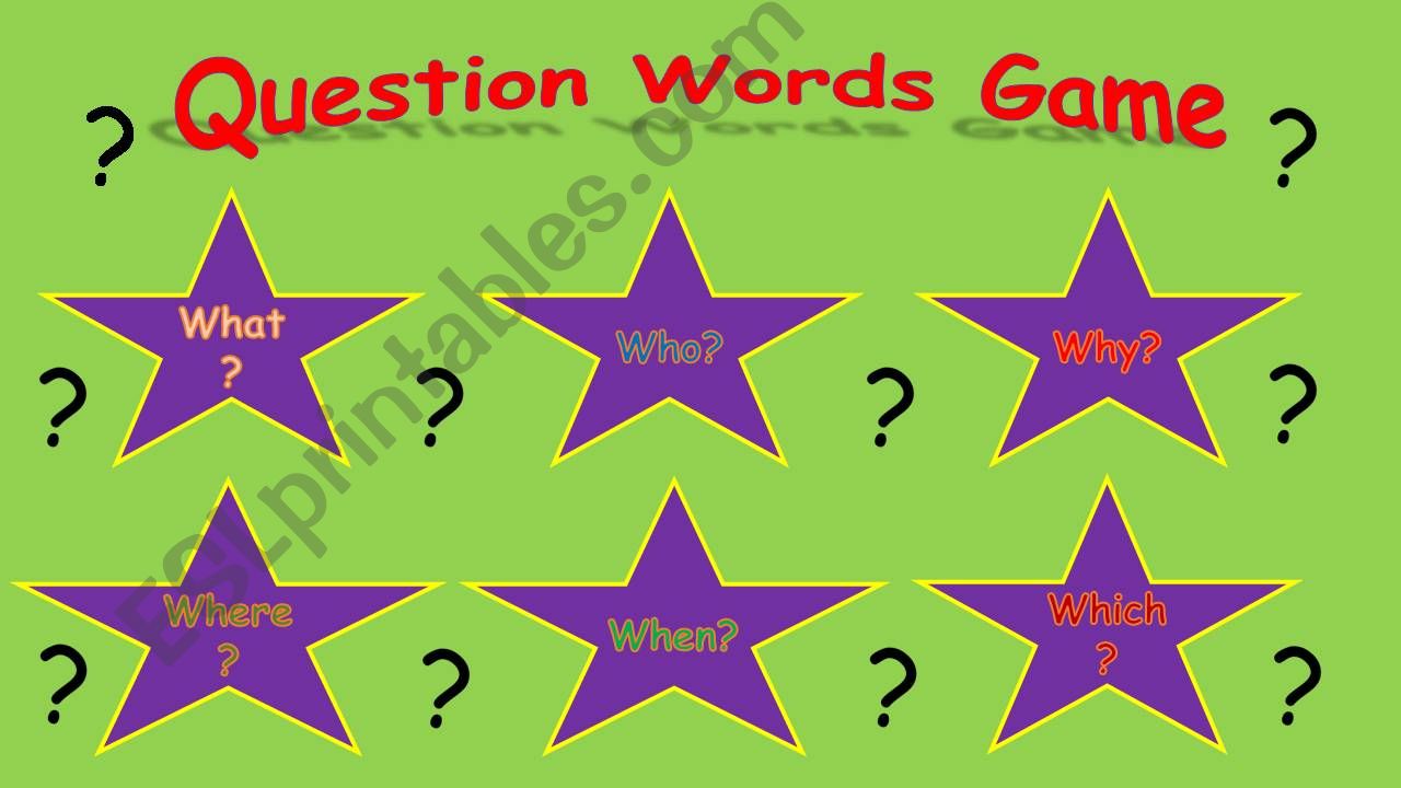 Question Words powerpoint