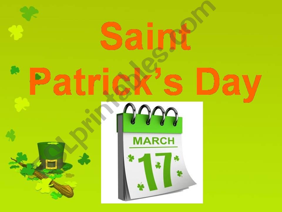 Saint Patricks Day powerpoint