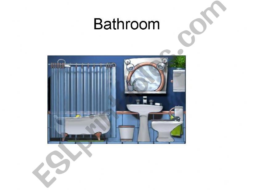 Bathroom vocabulary powerpoint