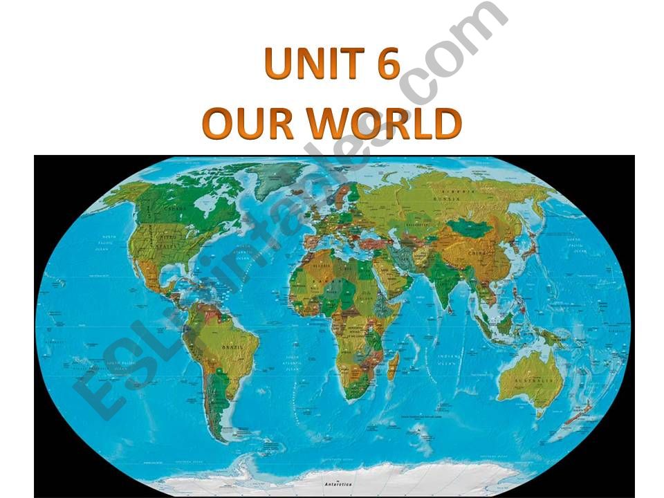 our world powerpoint