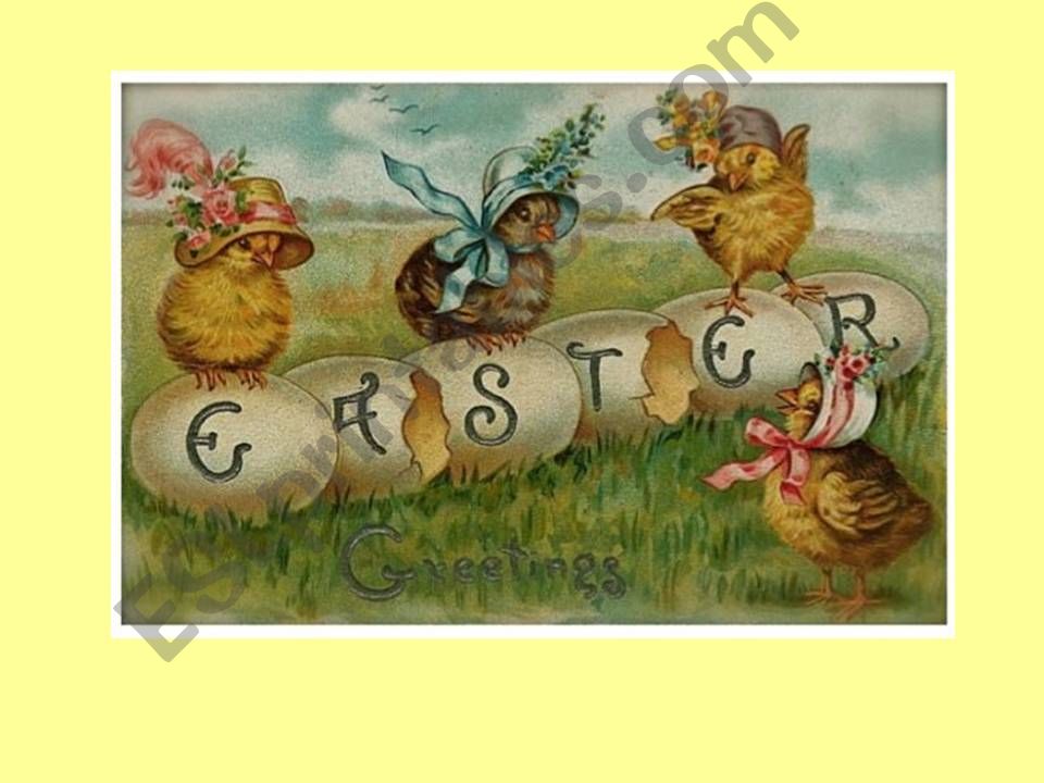 Easter Flash cards Part 1 (celebrations)