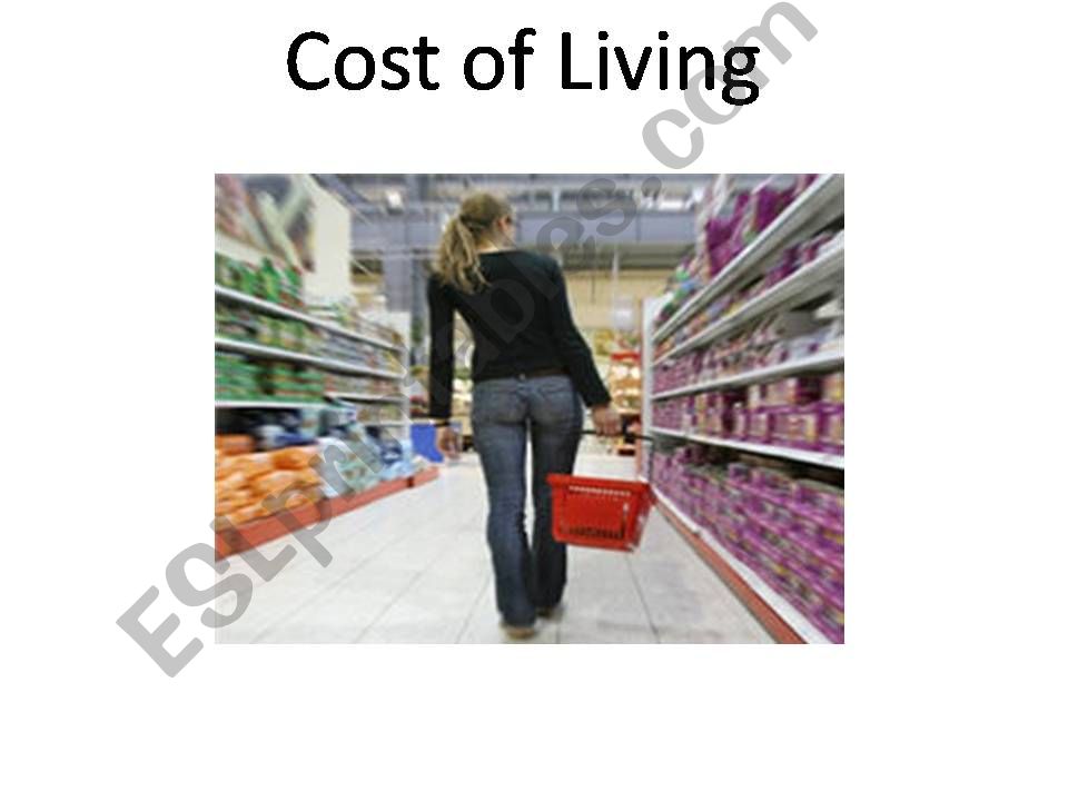 Cost of Living in the UK powerpoint