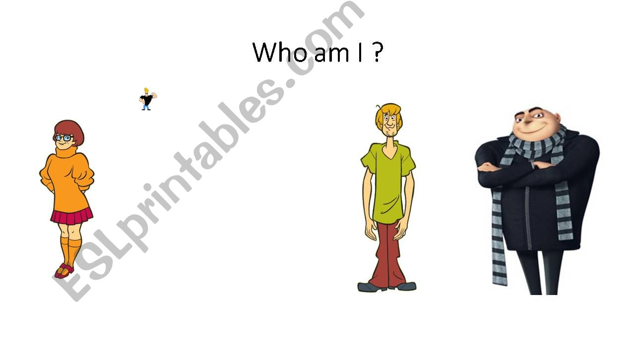 Characters´ description  powerpoint