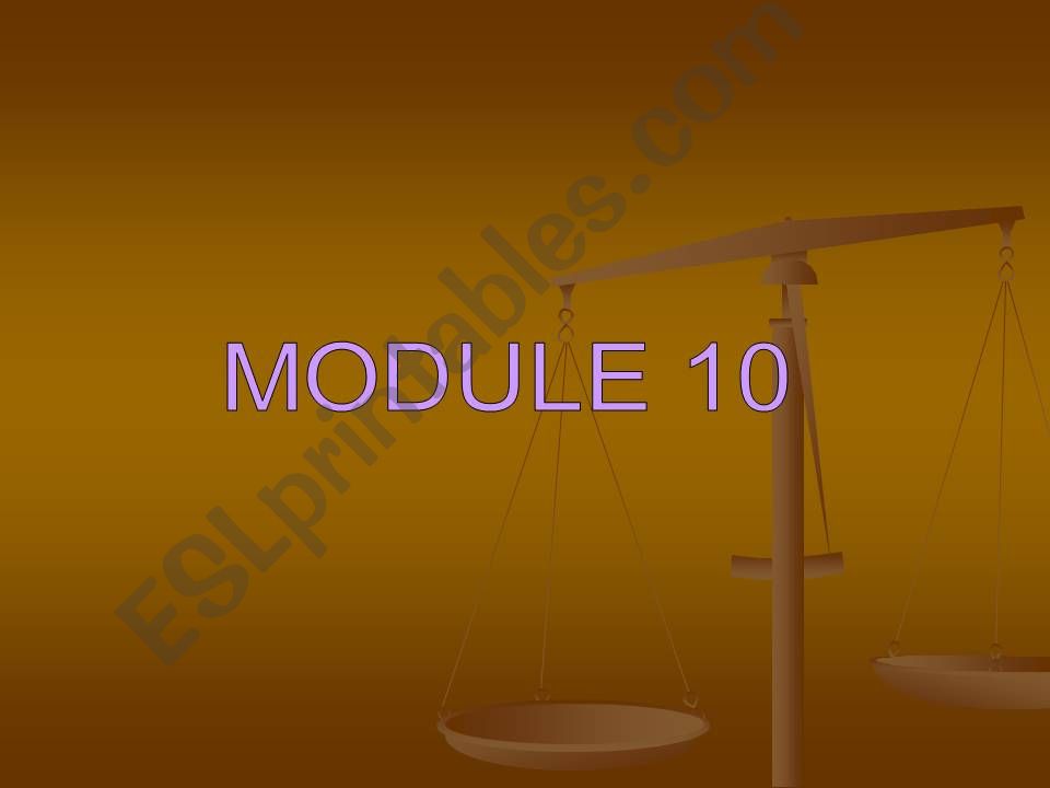 MODULE 10 powerpoint