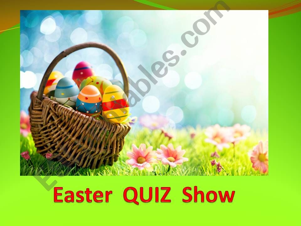 Easter Quiz Show powerpoint