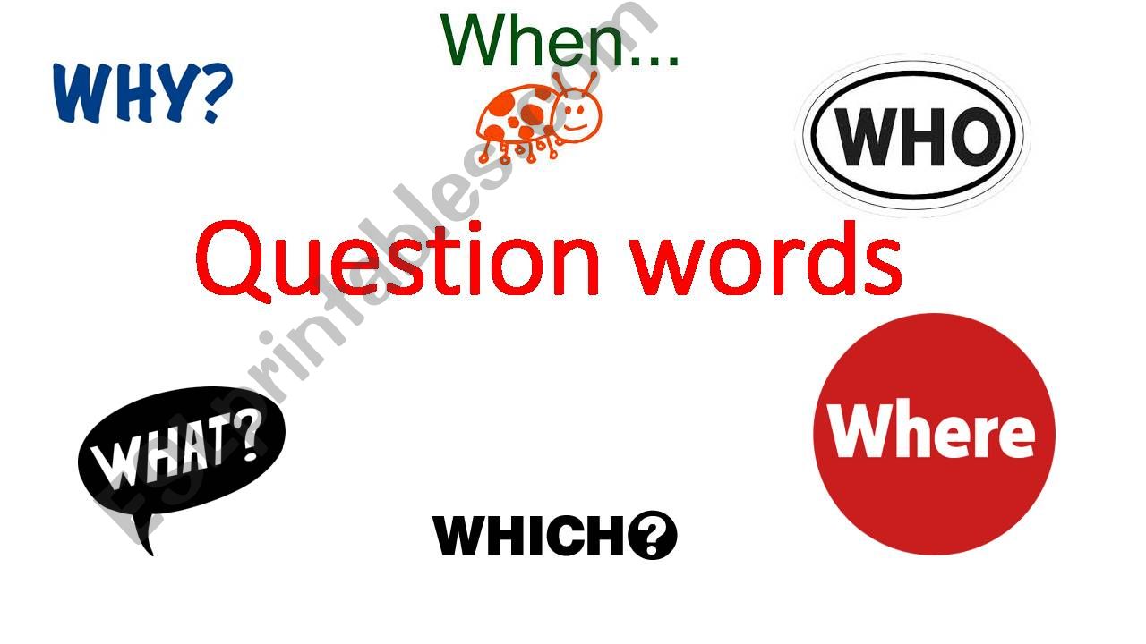 question words powerpoint