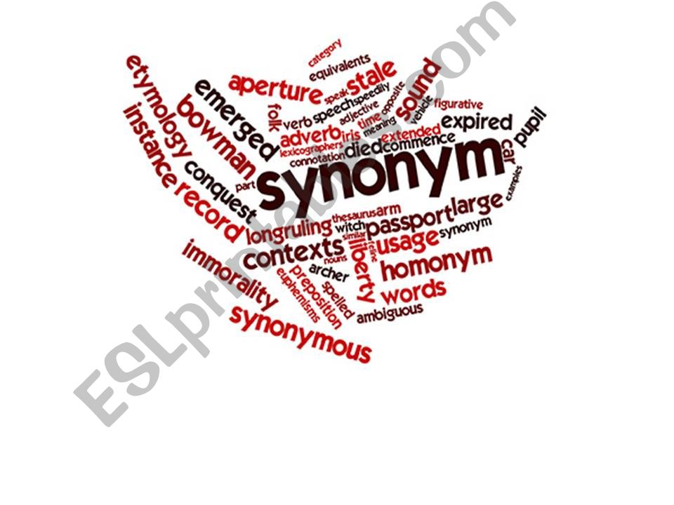 synonyms powerpoint