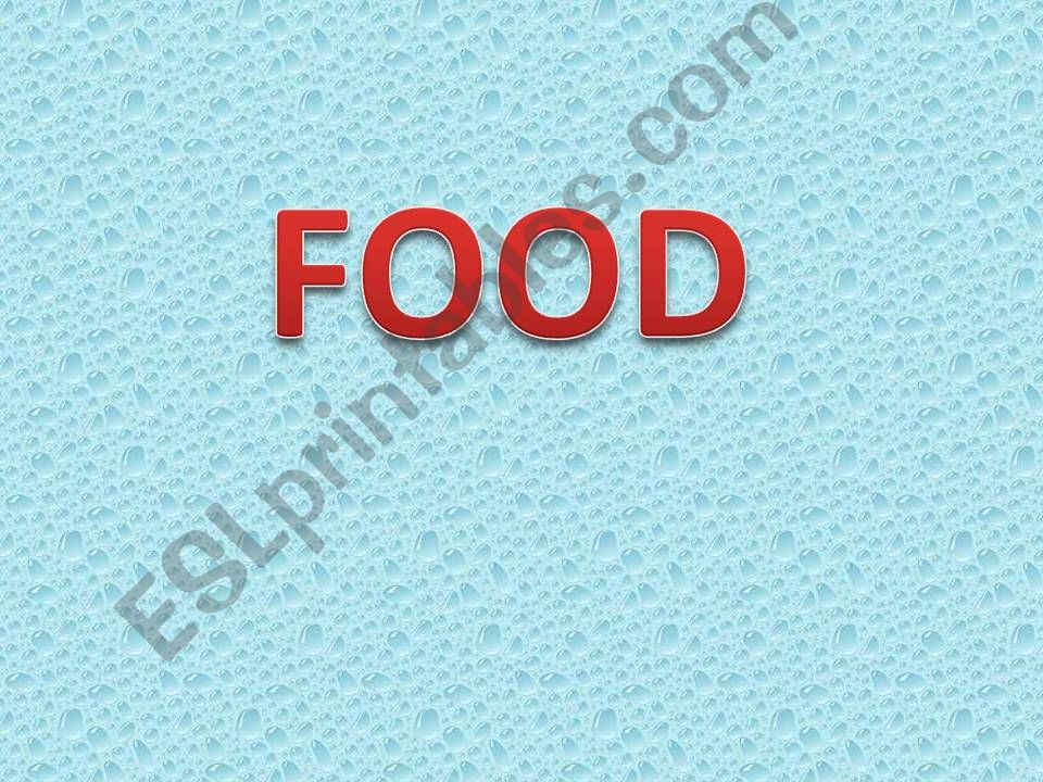 Food powerpoint