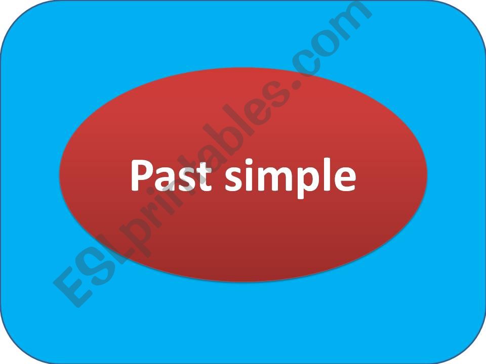 Past simple rules powerpoint