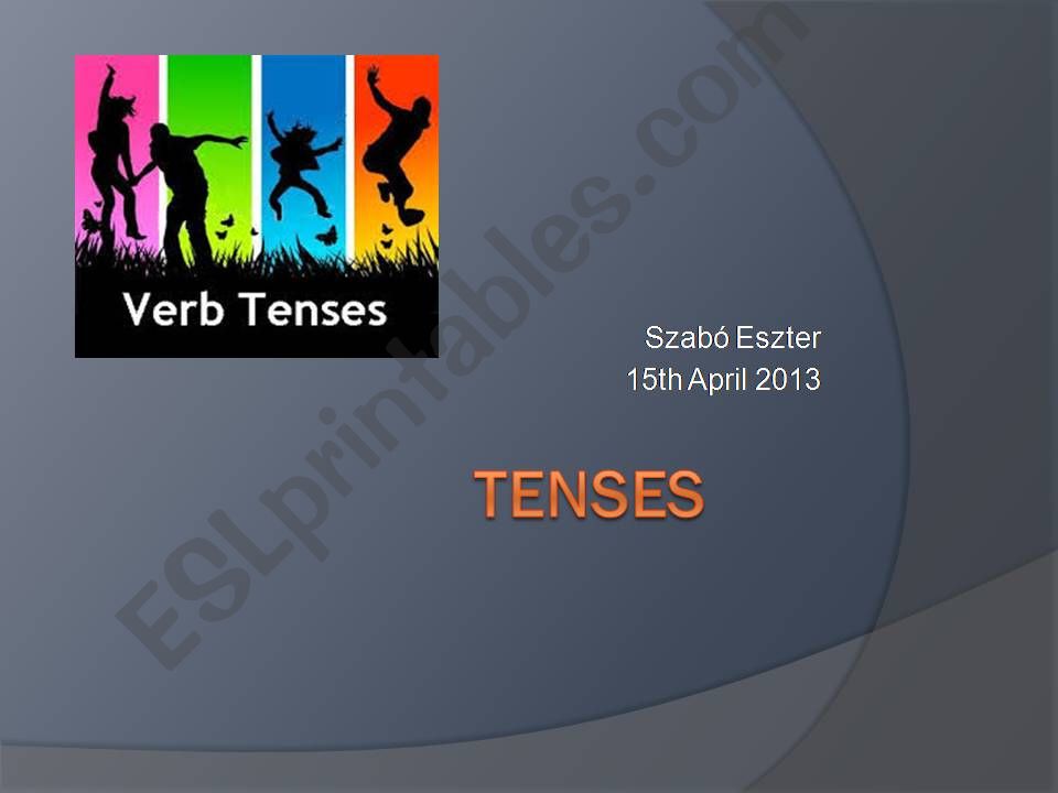 tenses powerpoint