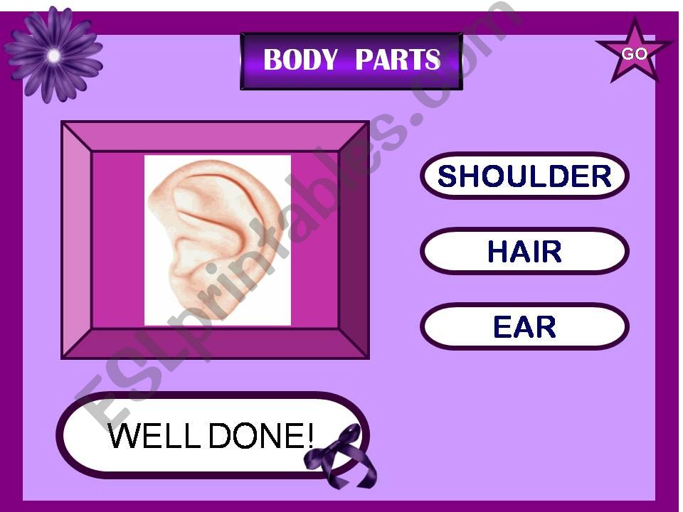 BODY PARTS powerpoint