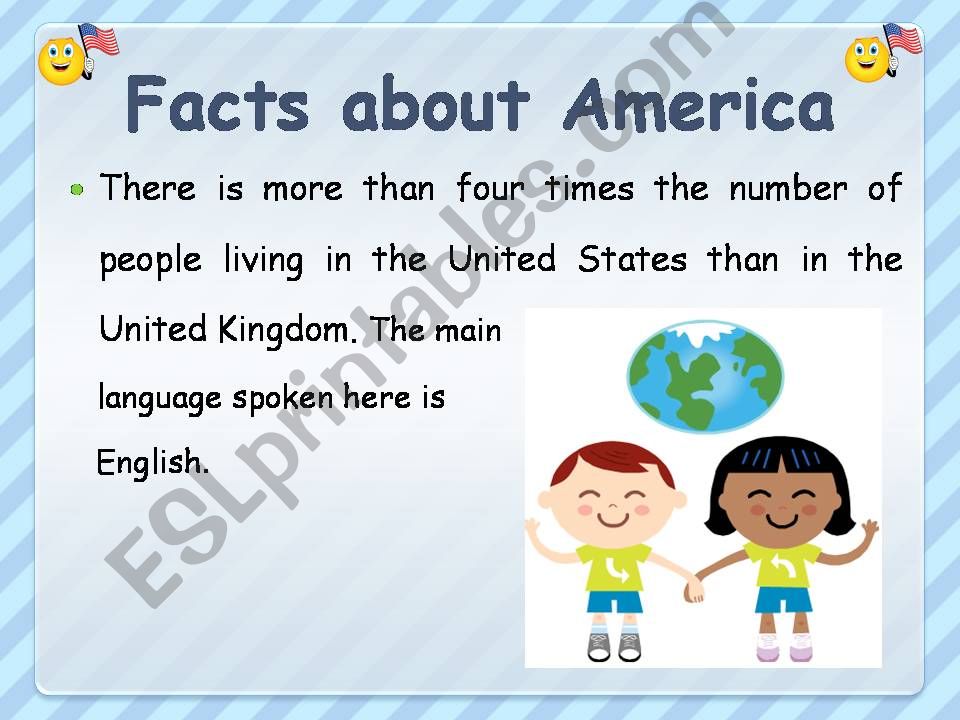 Facts about Ameria powerpoint