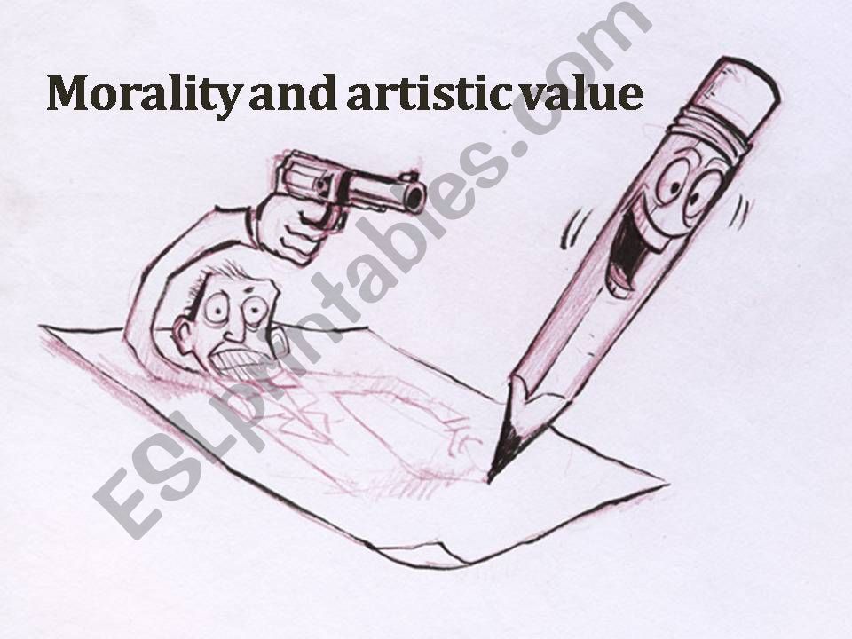 Morality, artistic values  powerpoint