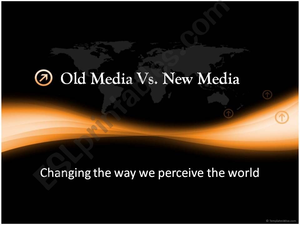 Old Media vs New Media powerpoint