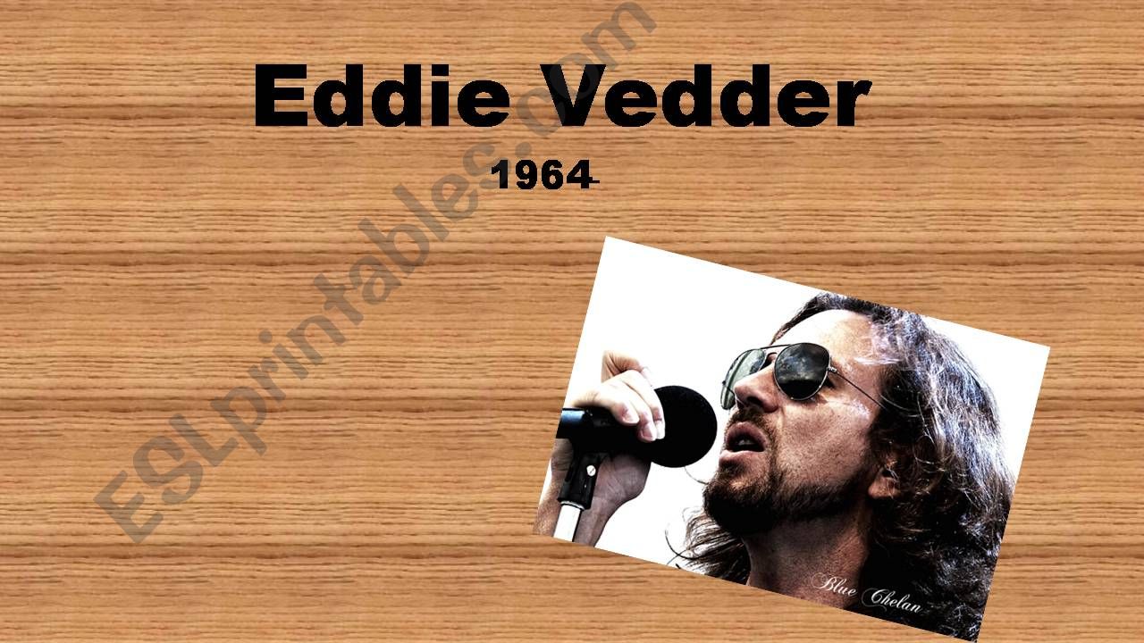 Eddie Vedder powerpoint
