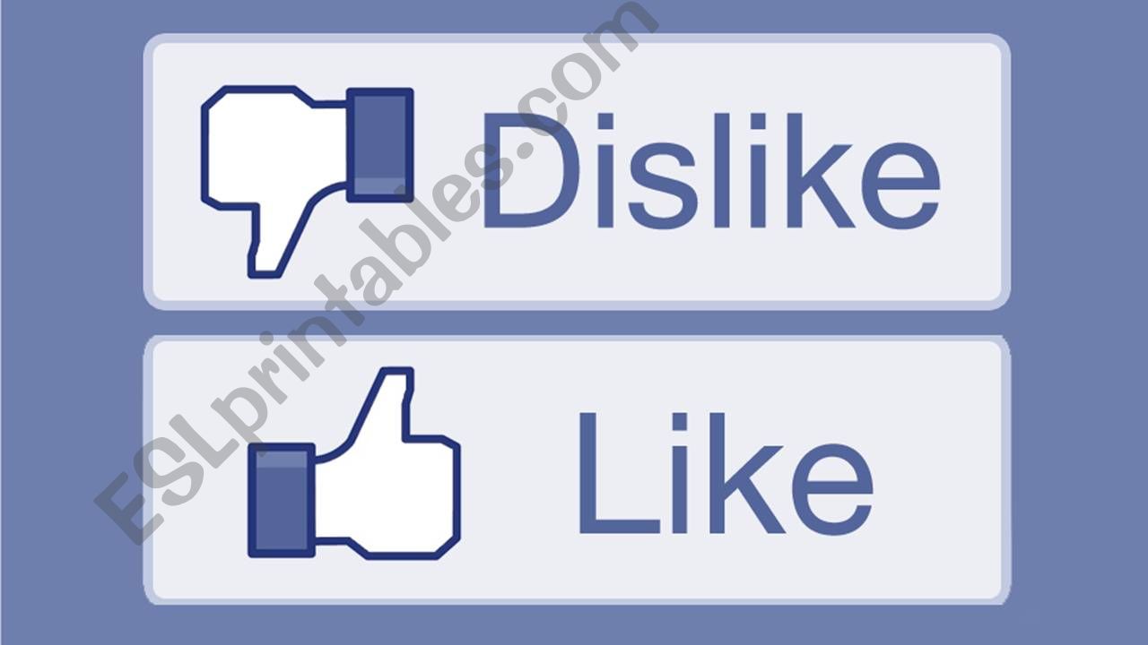 Expressing likes and dislikes powerpoint