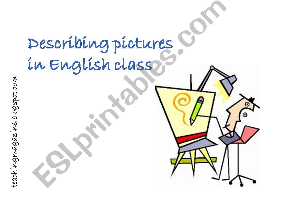 DESCRIBING PICTURES powerpoint