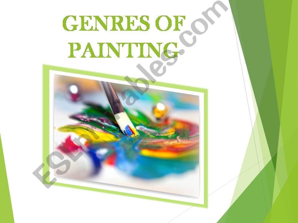 Genres of Painting powerpoint