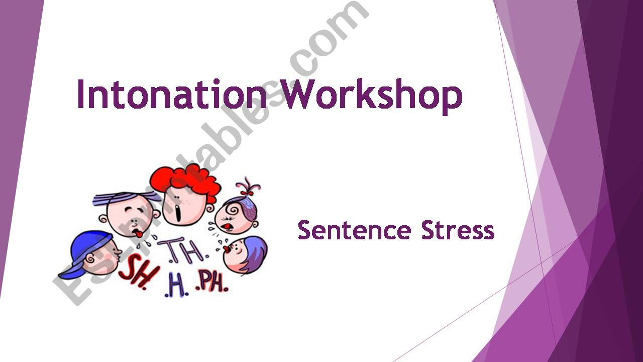 Intonation Workshop powerpoint