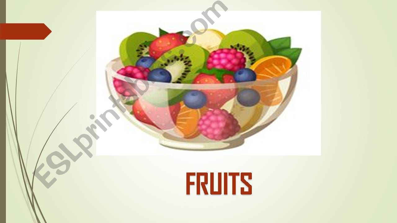 FRUITS powerpoint