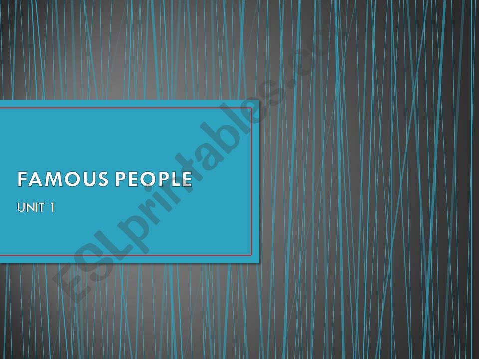 famous people powerpoint