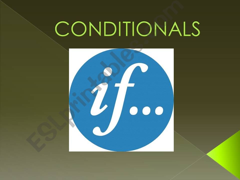 Conditionals powerpoint