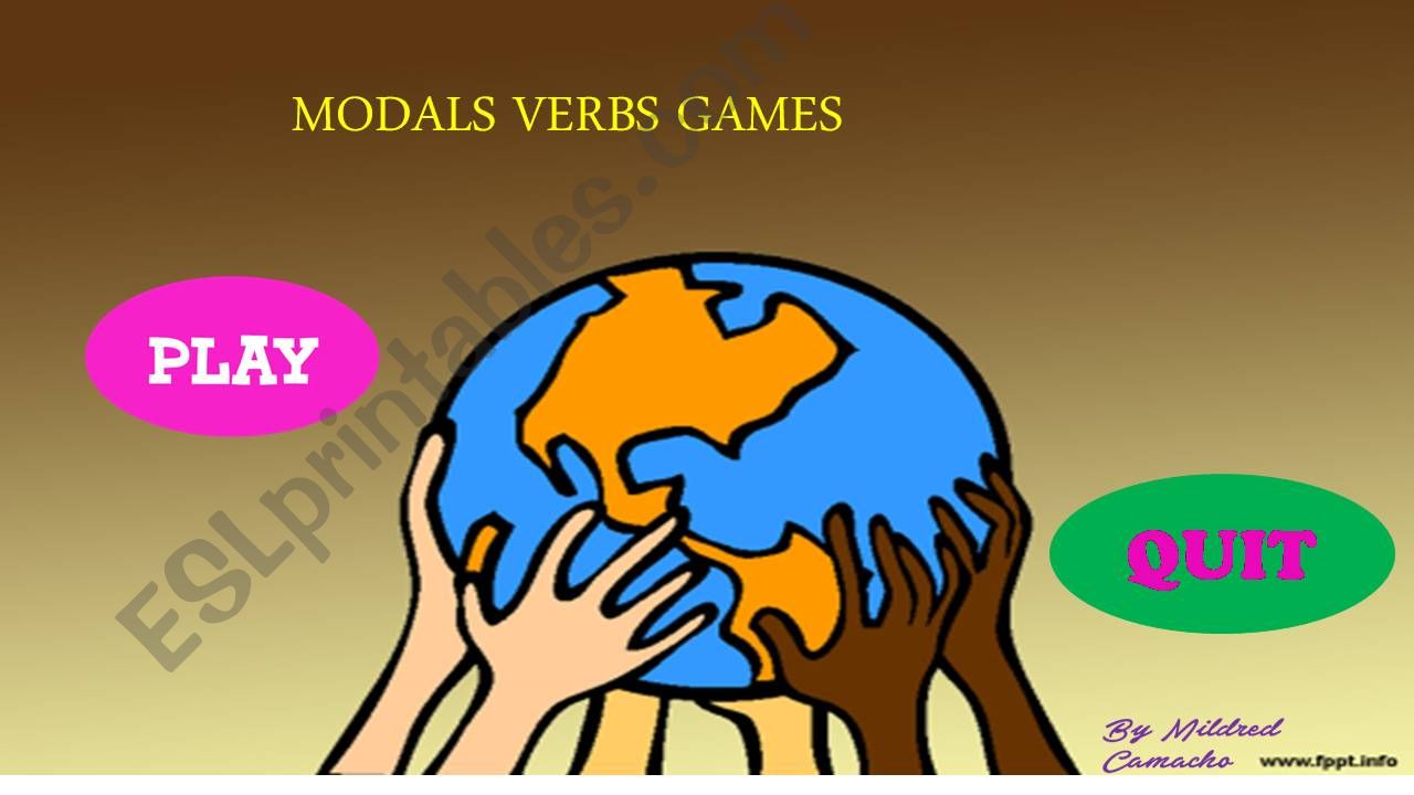 MODALS GAME powerpoint