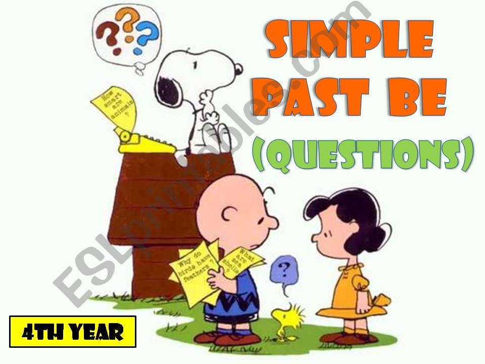 simple past be questions powerpoint