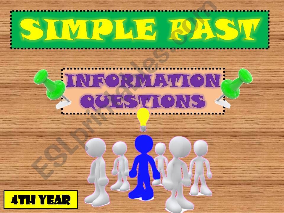simple past information questions