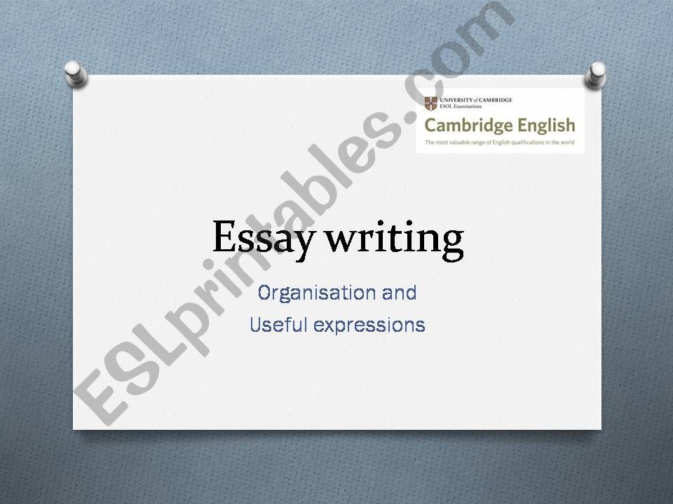 Essay writing powerpoint