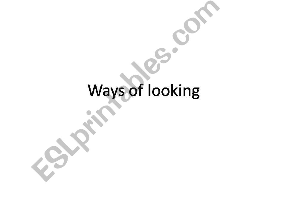 LOOK powerpoint